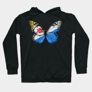 Bonaire Dutch Flag  Butterfly - Gift for Bonaire Dutch From Bonaire Hoodie